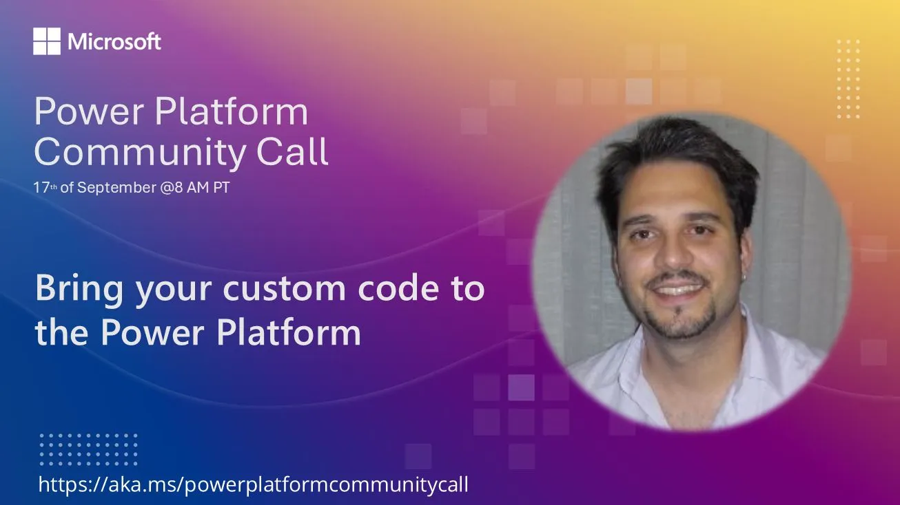 Power Platform Community Call 17th September 2025 – Tobias Maestrini Power Platform Community Call 17th September 2025 – Tobias Maestrini